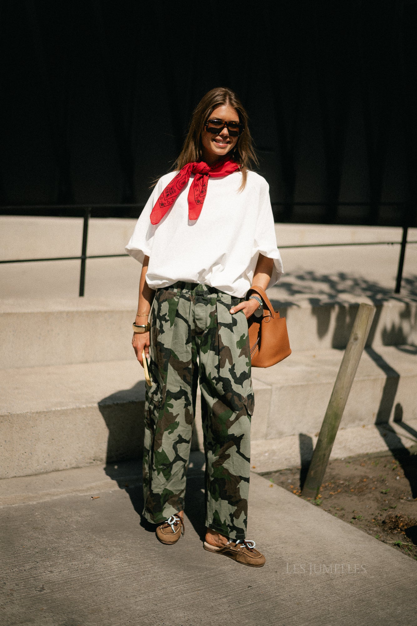 Emily camouflage cargo jeans