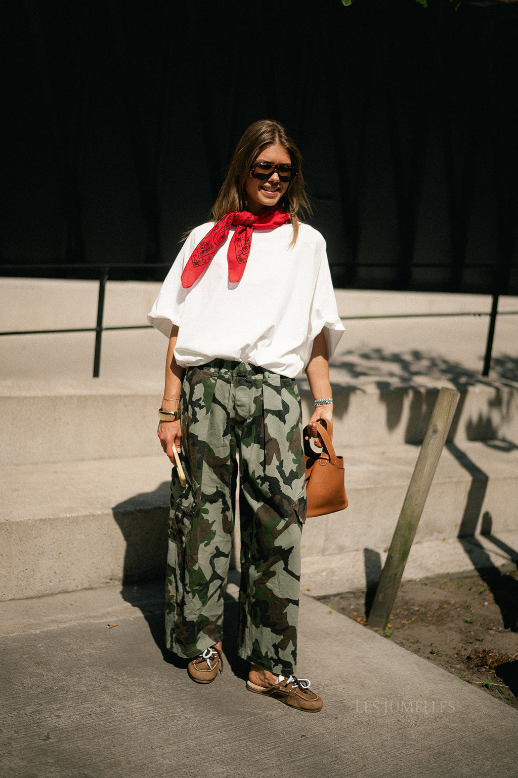 Emily camouflage cargo jeans