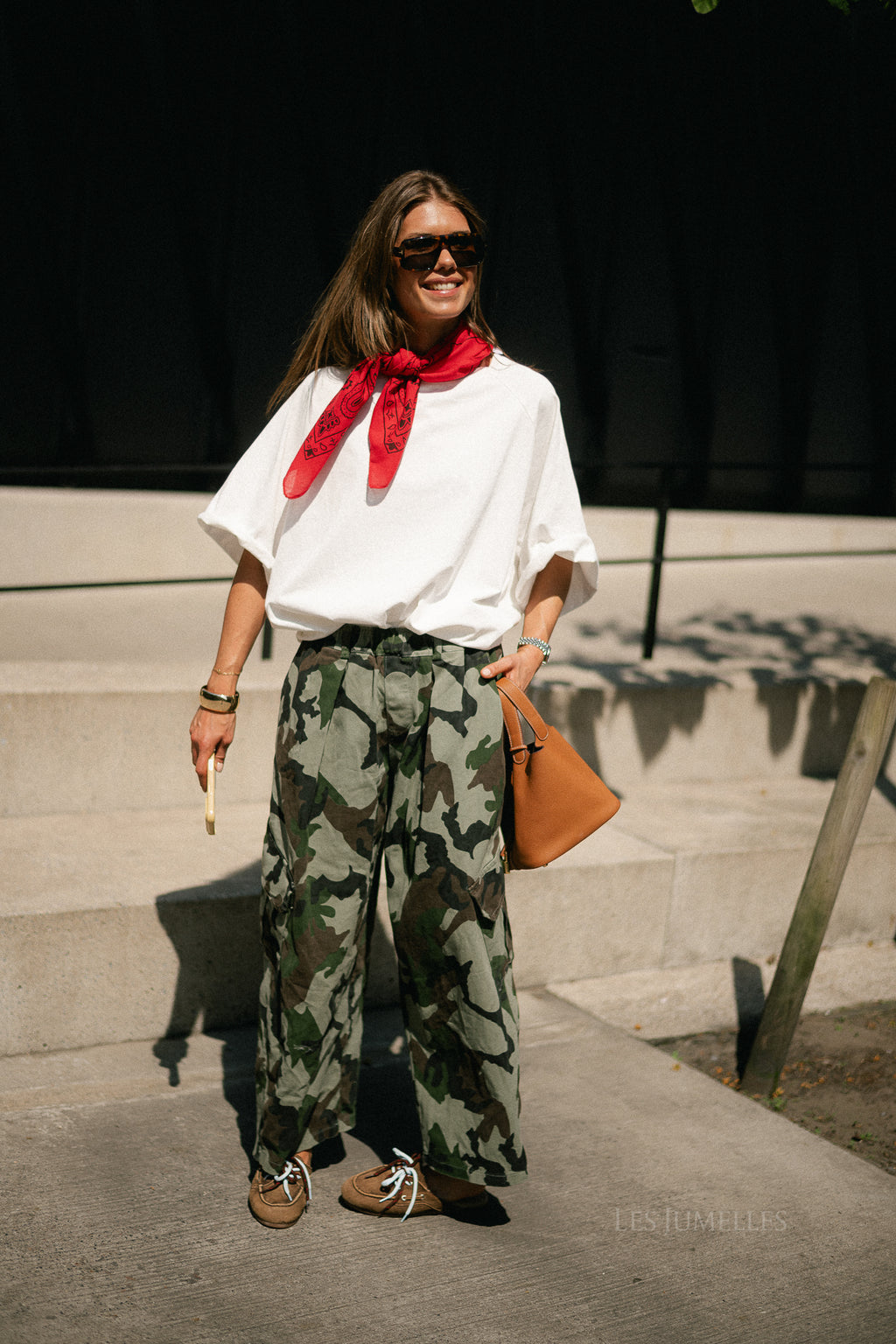 Emily camouflage cargo jeans