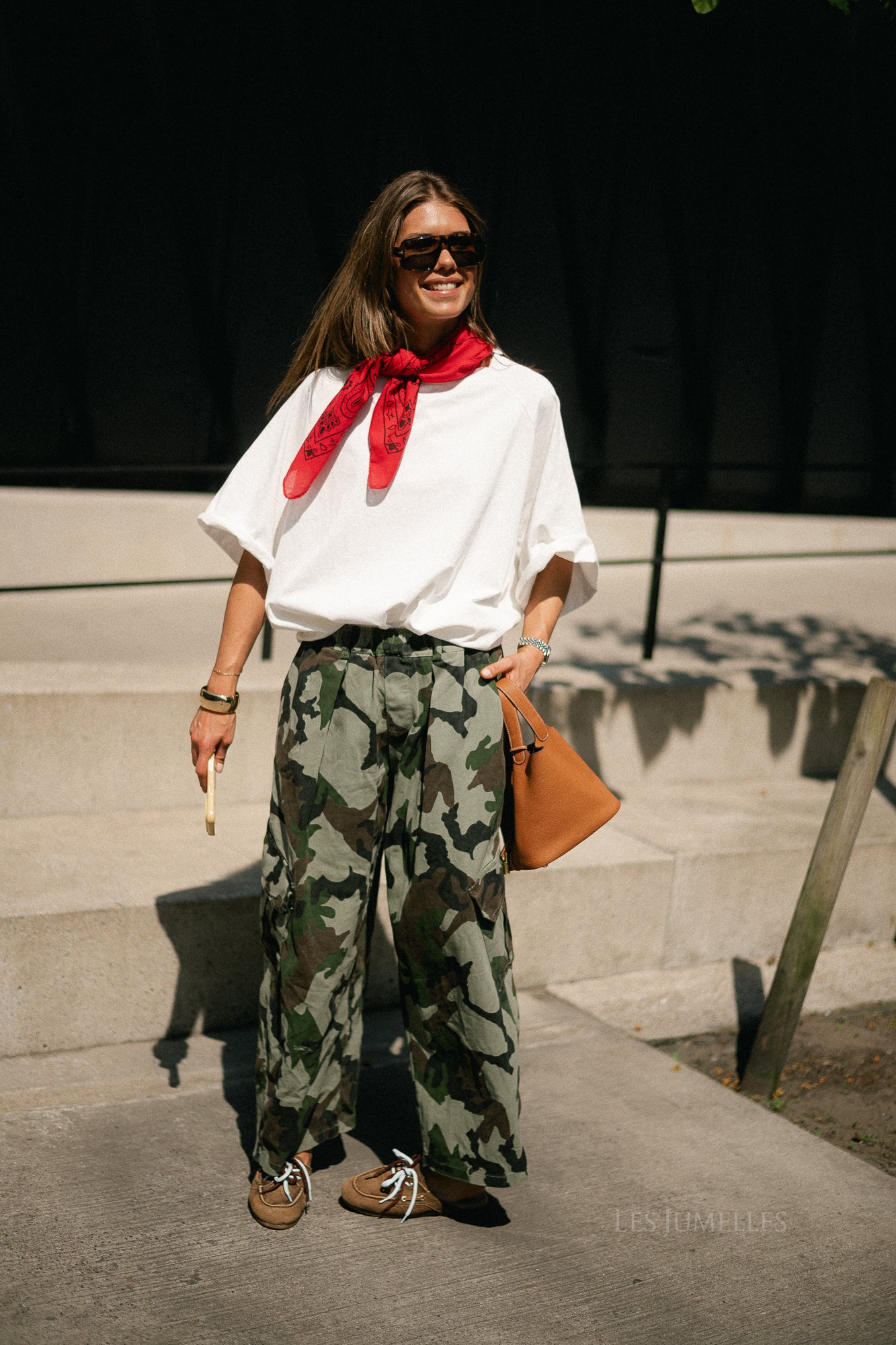 Emily camouflage cargo jeans