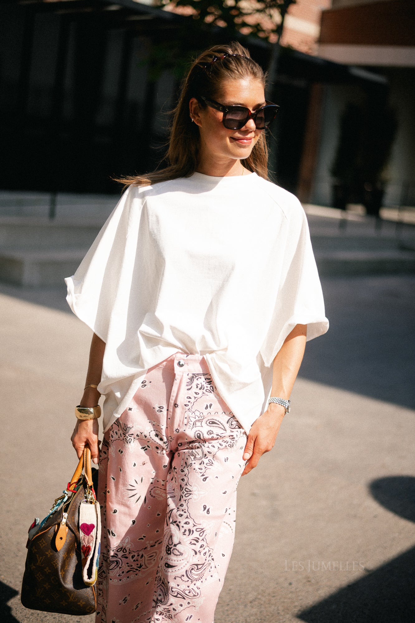 T-shirt Jeanne blanc