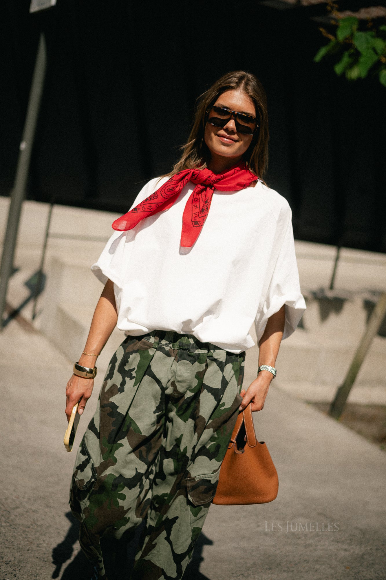 Emily camouflage cargo jeans