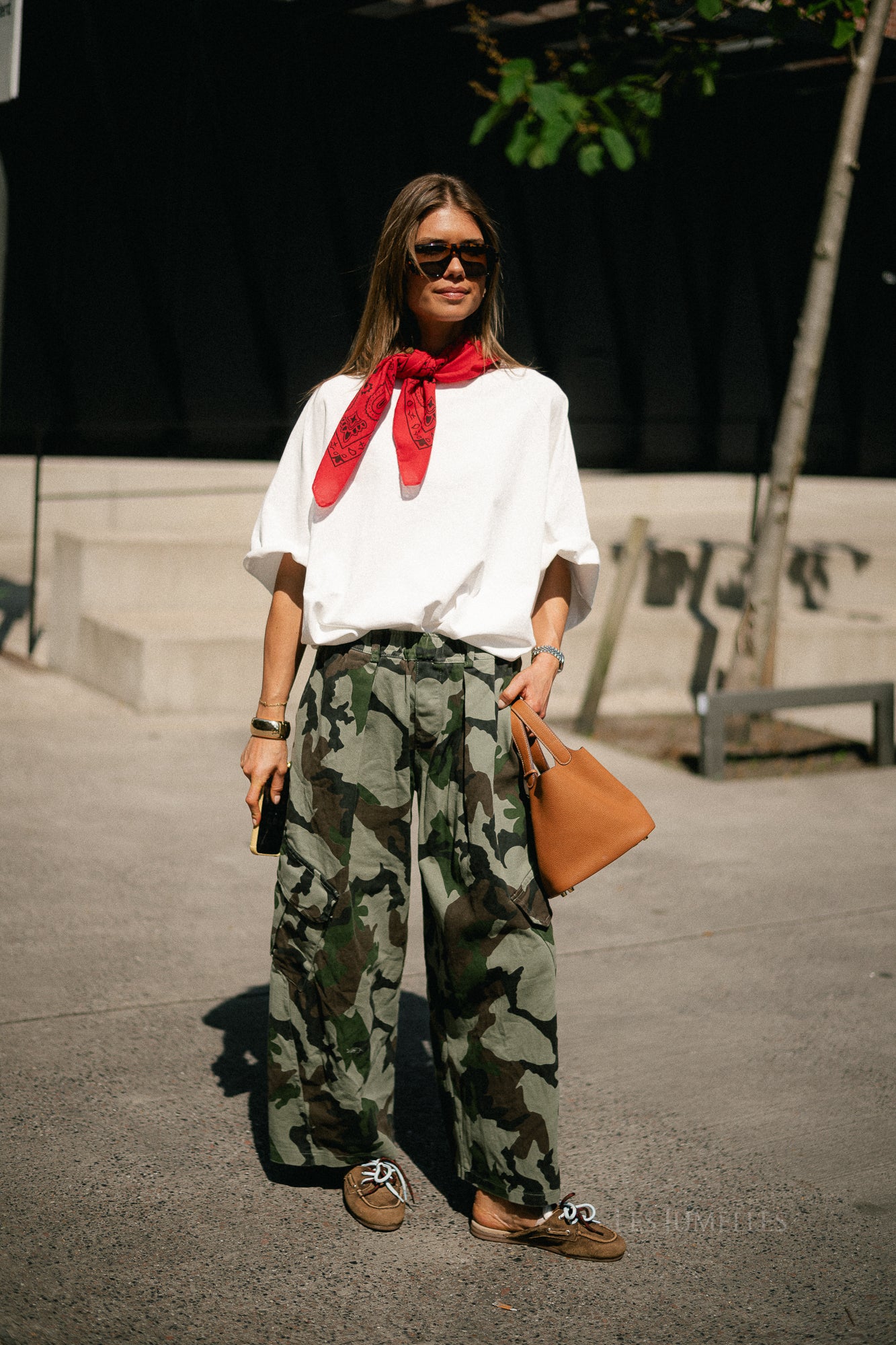 Emily camouflage cargo jeans