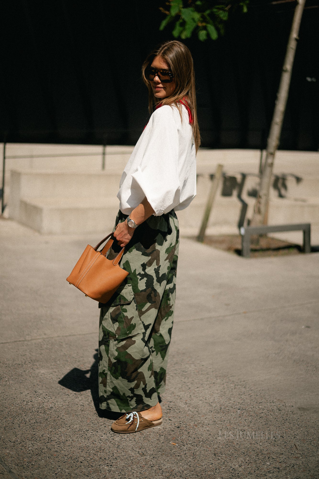 Emily camouflage cargo jeans