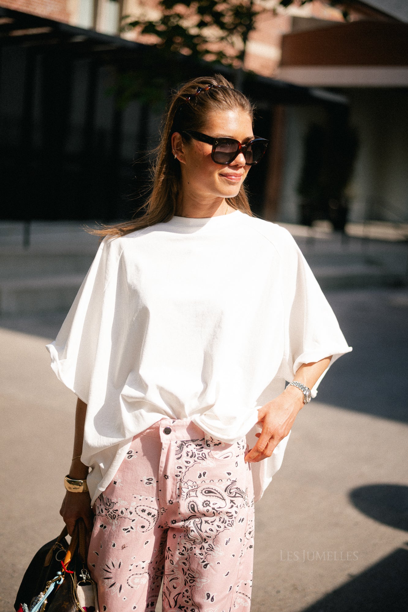 T-shirt Jeanne blanc