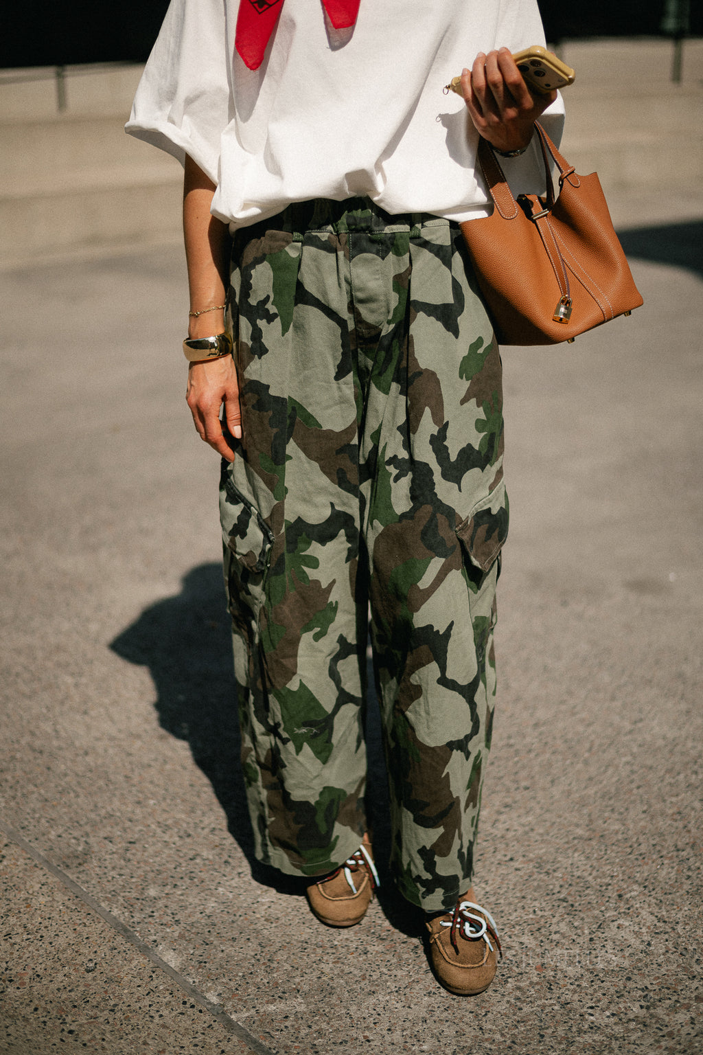 Emily camouflage cargo jeans