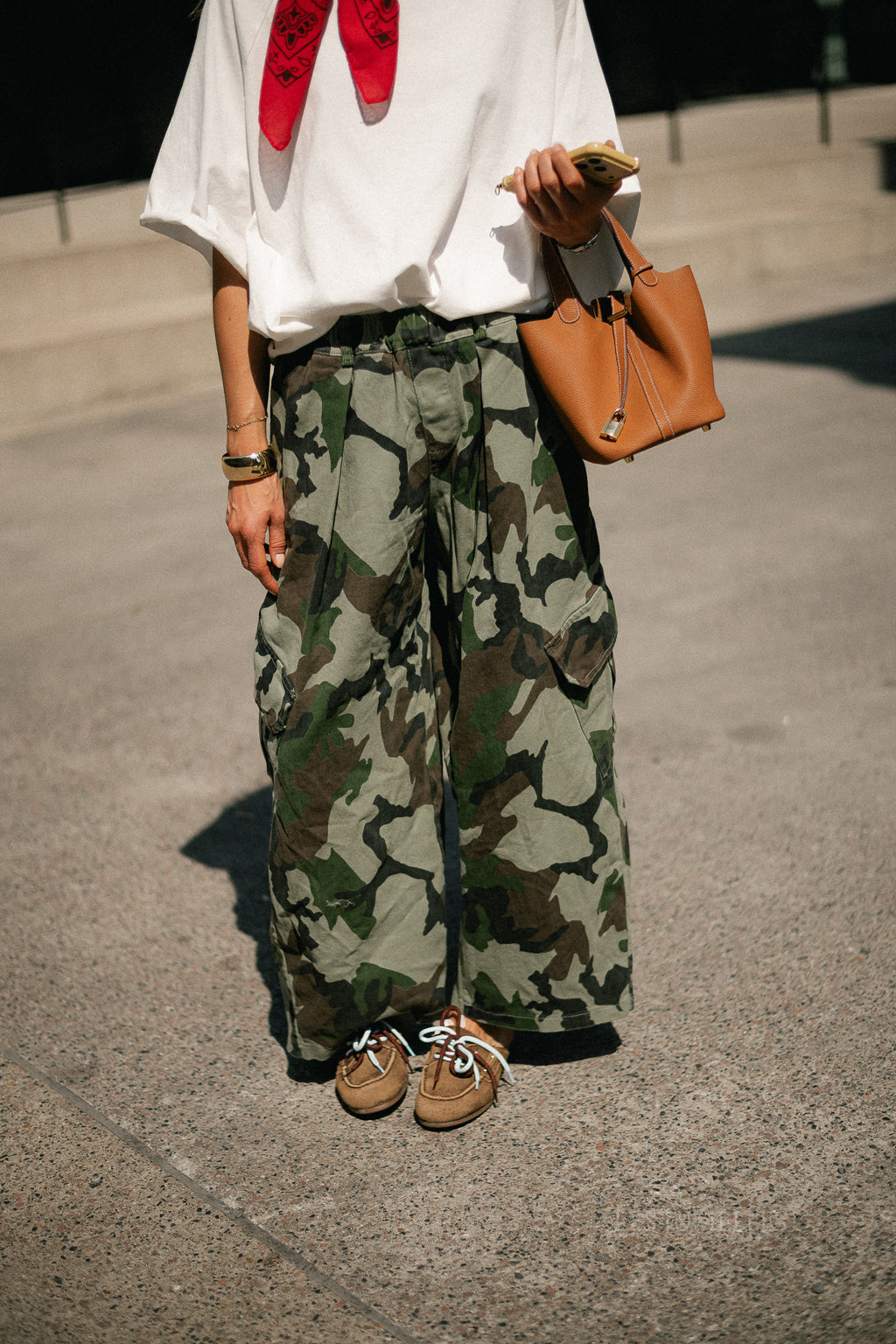 Emily camouflage cargo jeans