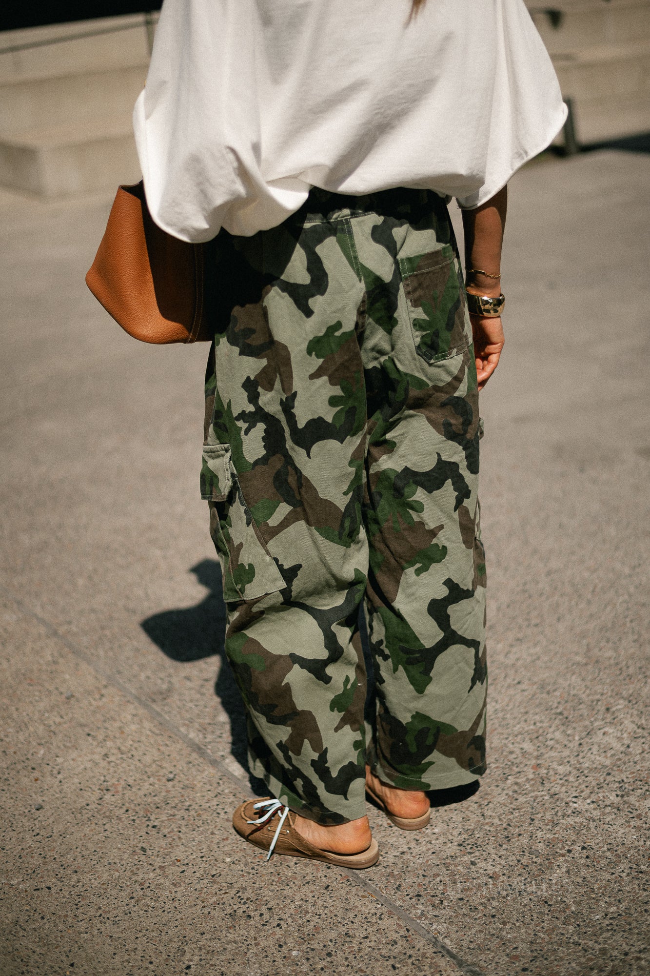 Emily camouflage cargo jeans