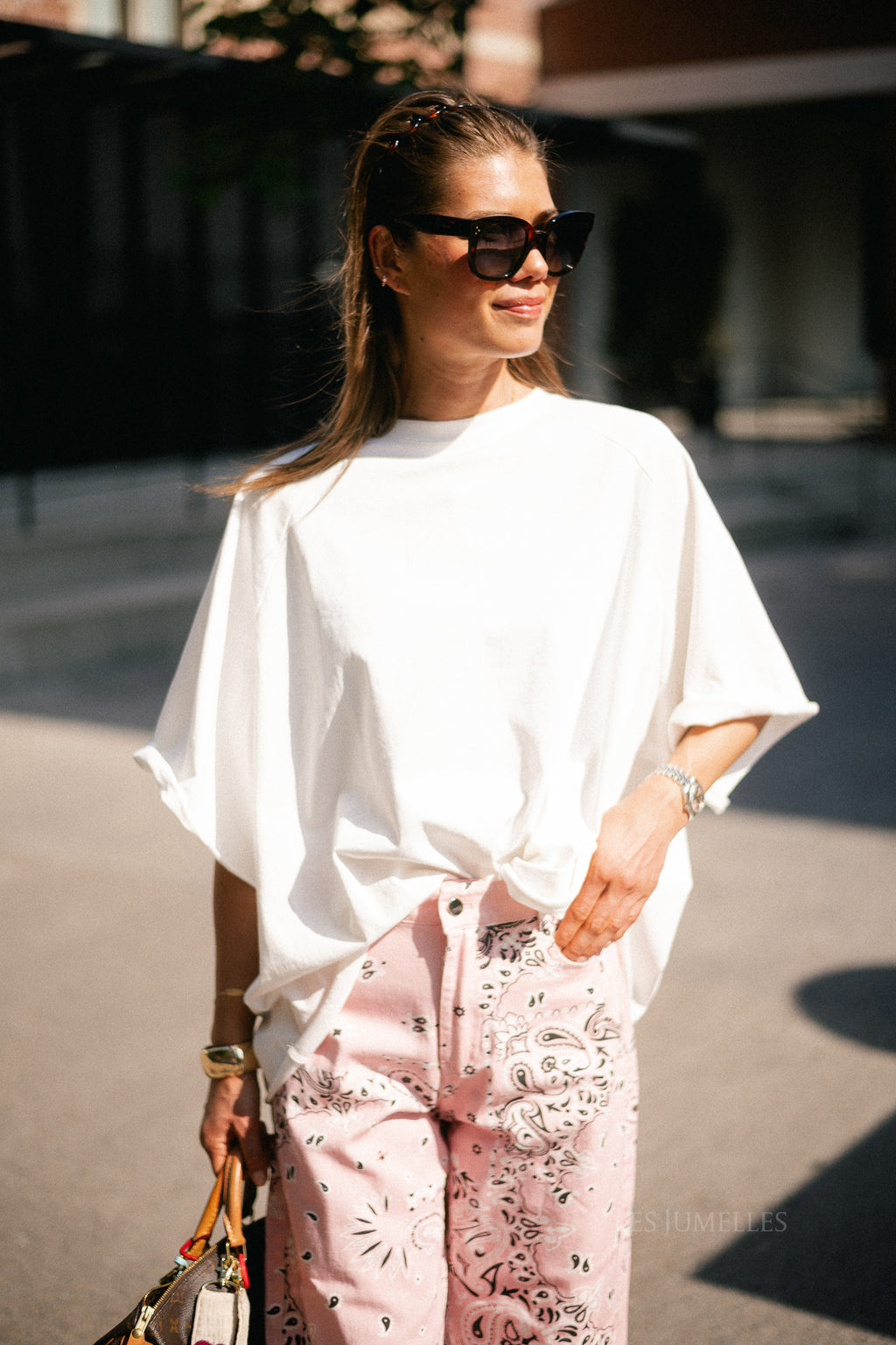 T-shirt Jeanne blanc