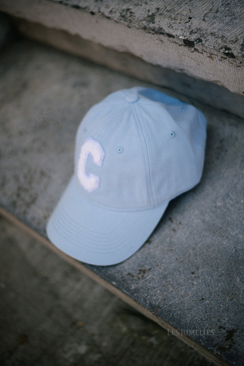 'C' Cap denim sky blue