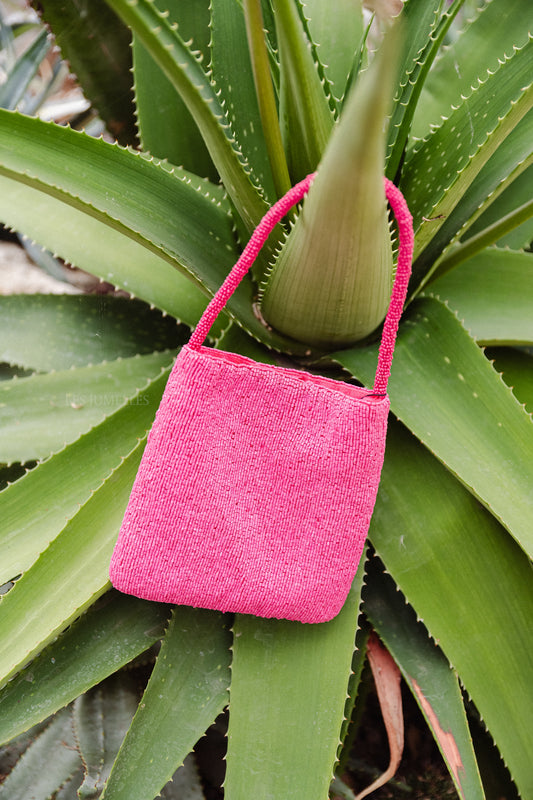 Les Jumelles Lustrous Nyra Tasche hot pink