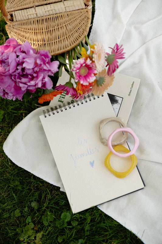 Les Jumelles Sunset bangles yellow
