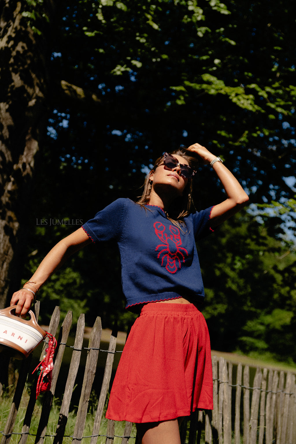 Mara shorts high risk red