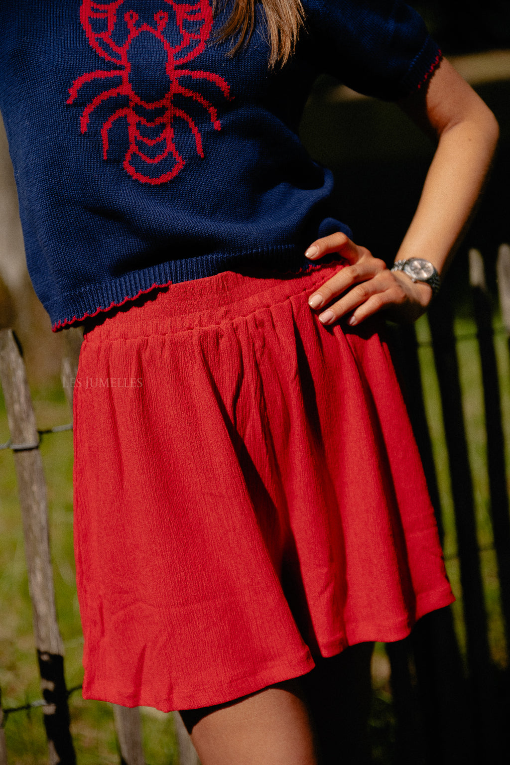 Mara shorts high risk red