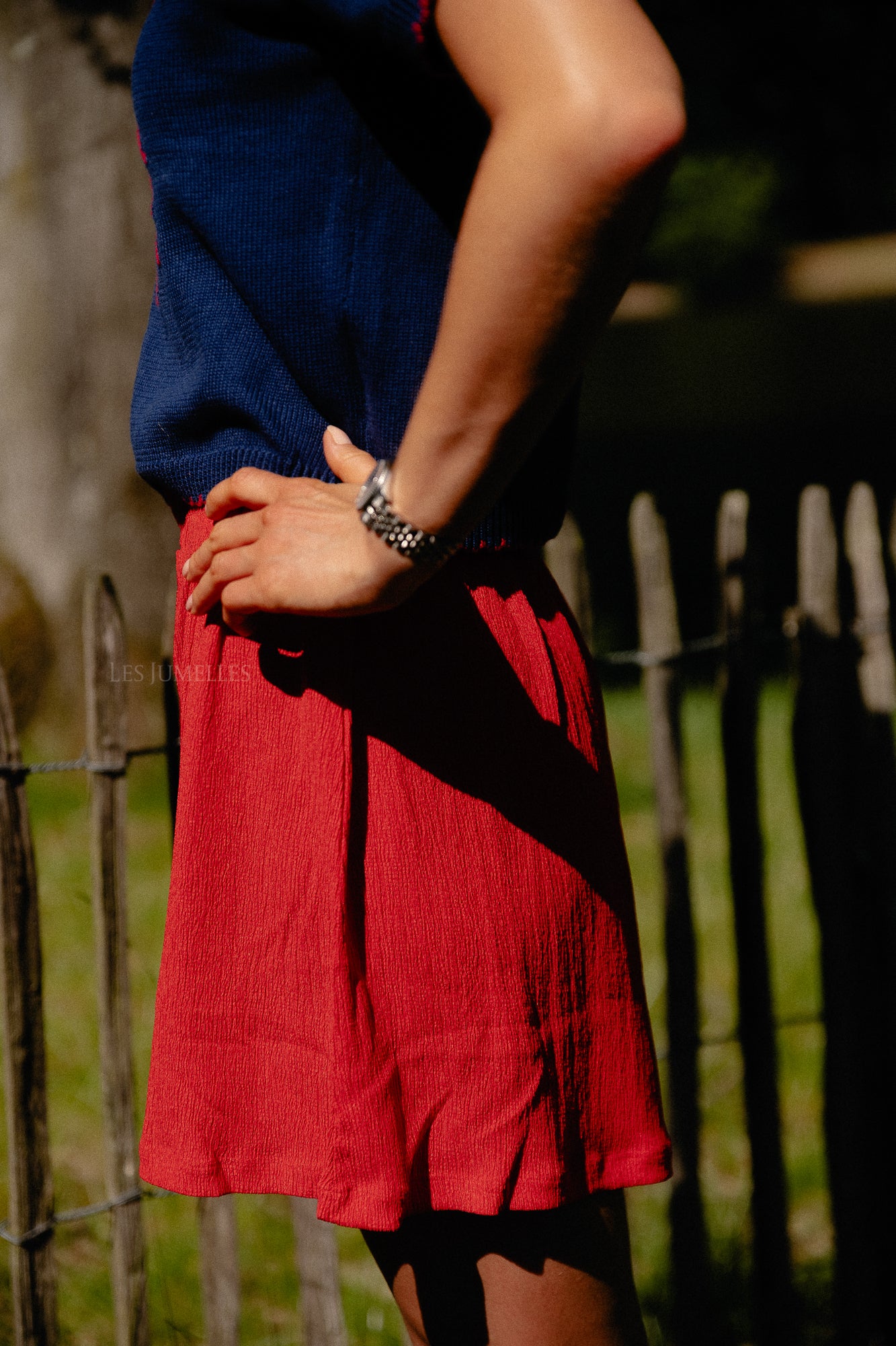 Short Mara rouge à haut risque