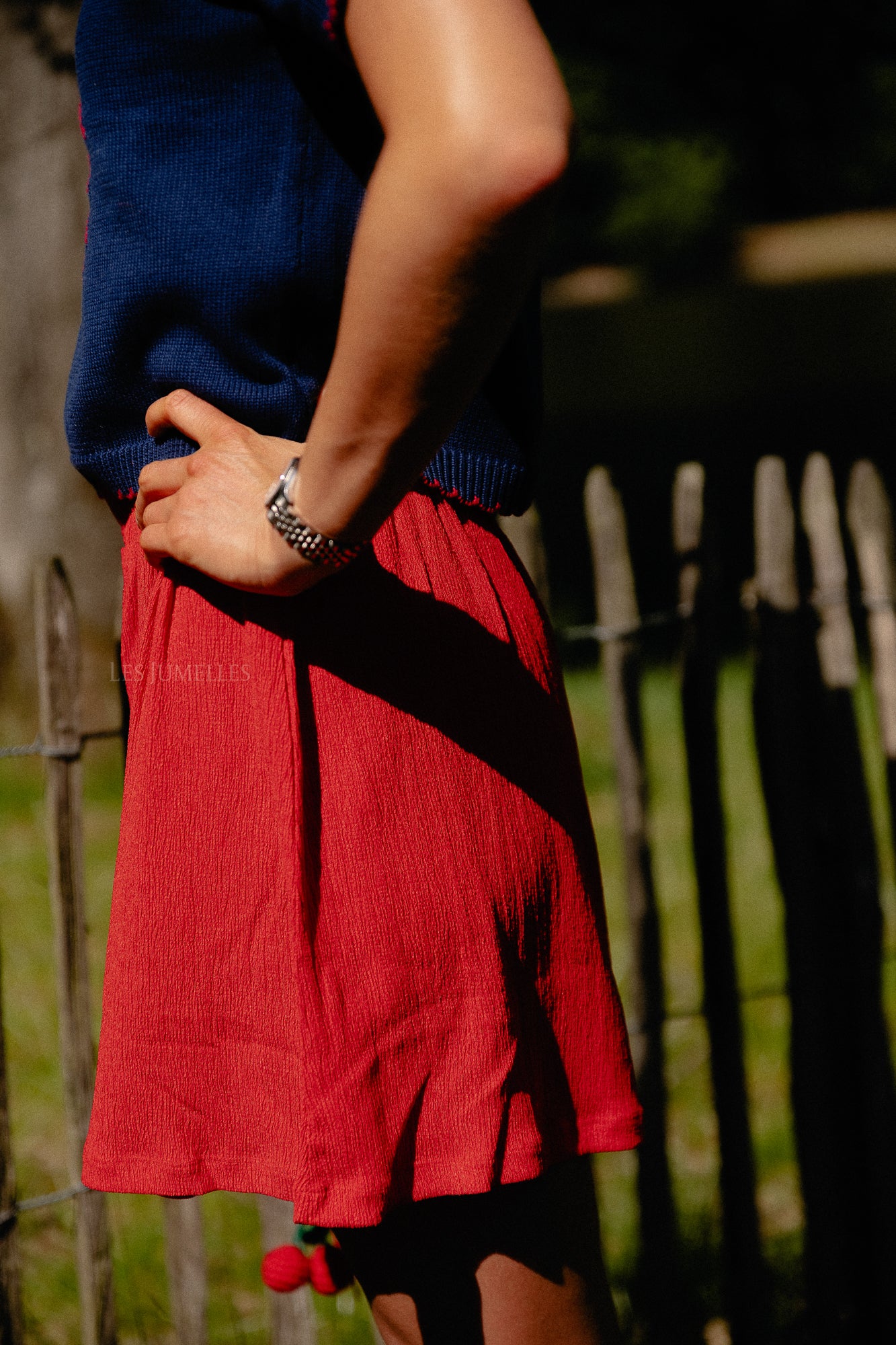Short Mara rouge à haut risque