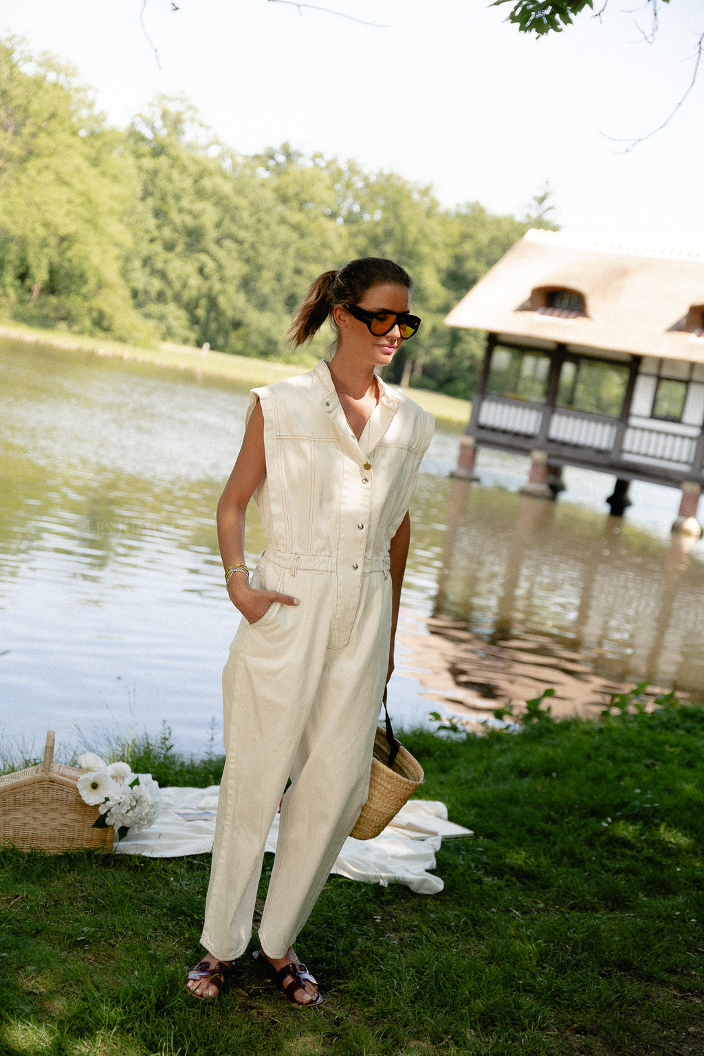 GZNilje SL jumpsuit birch