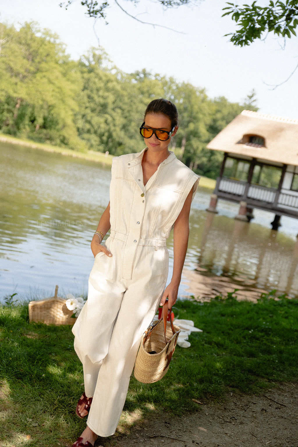 GZNilje SL jumpsuit birch