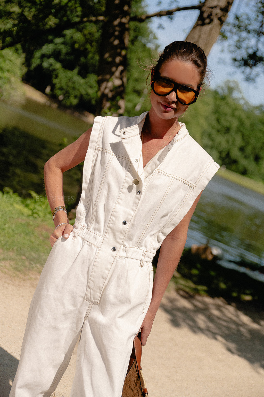 GZNilje SL jumpsuit birch
