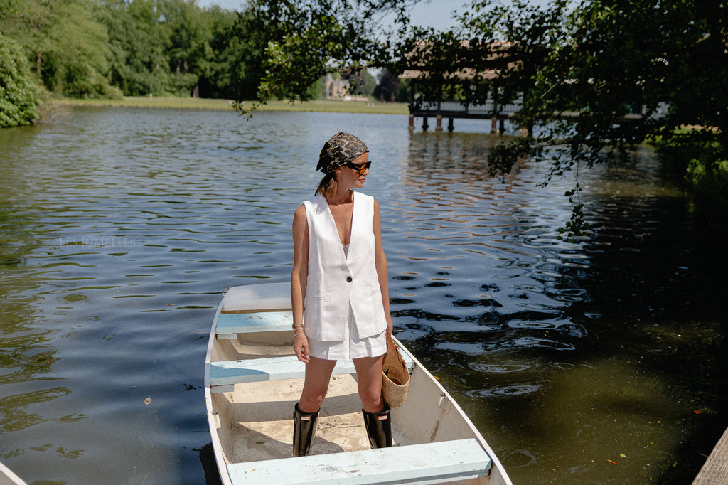 Vincenza shorts optic white