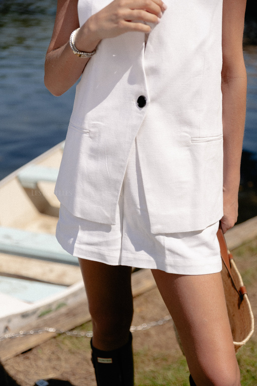 Vincenza shorts optic white