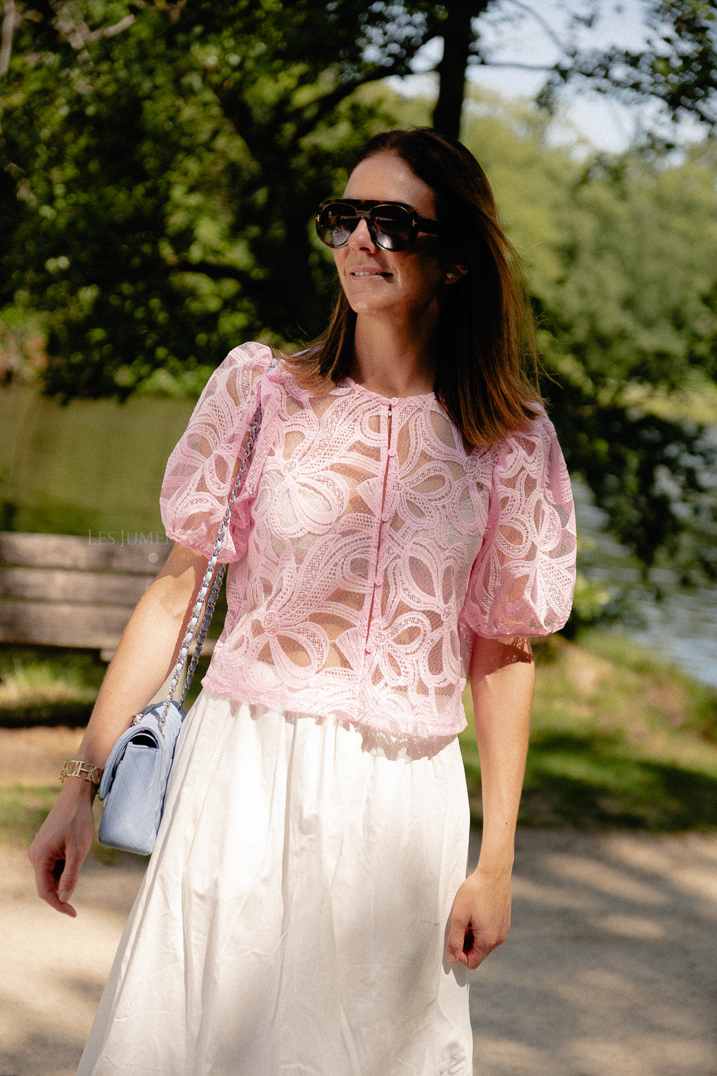 OBJRose 3/4 shirt pink frosting