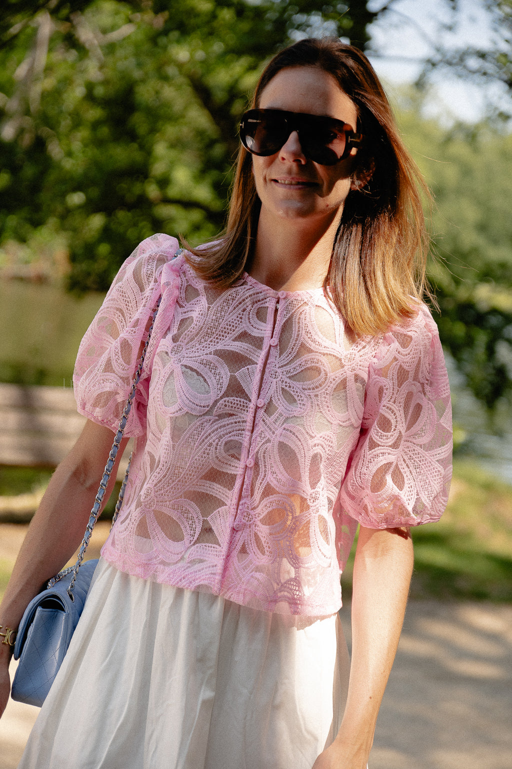 OBJRose 3/4 shirt pink frosting