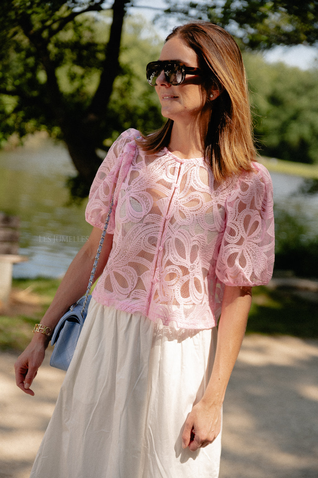 OBJRose 3/4 shirt pink frosting