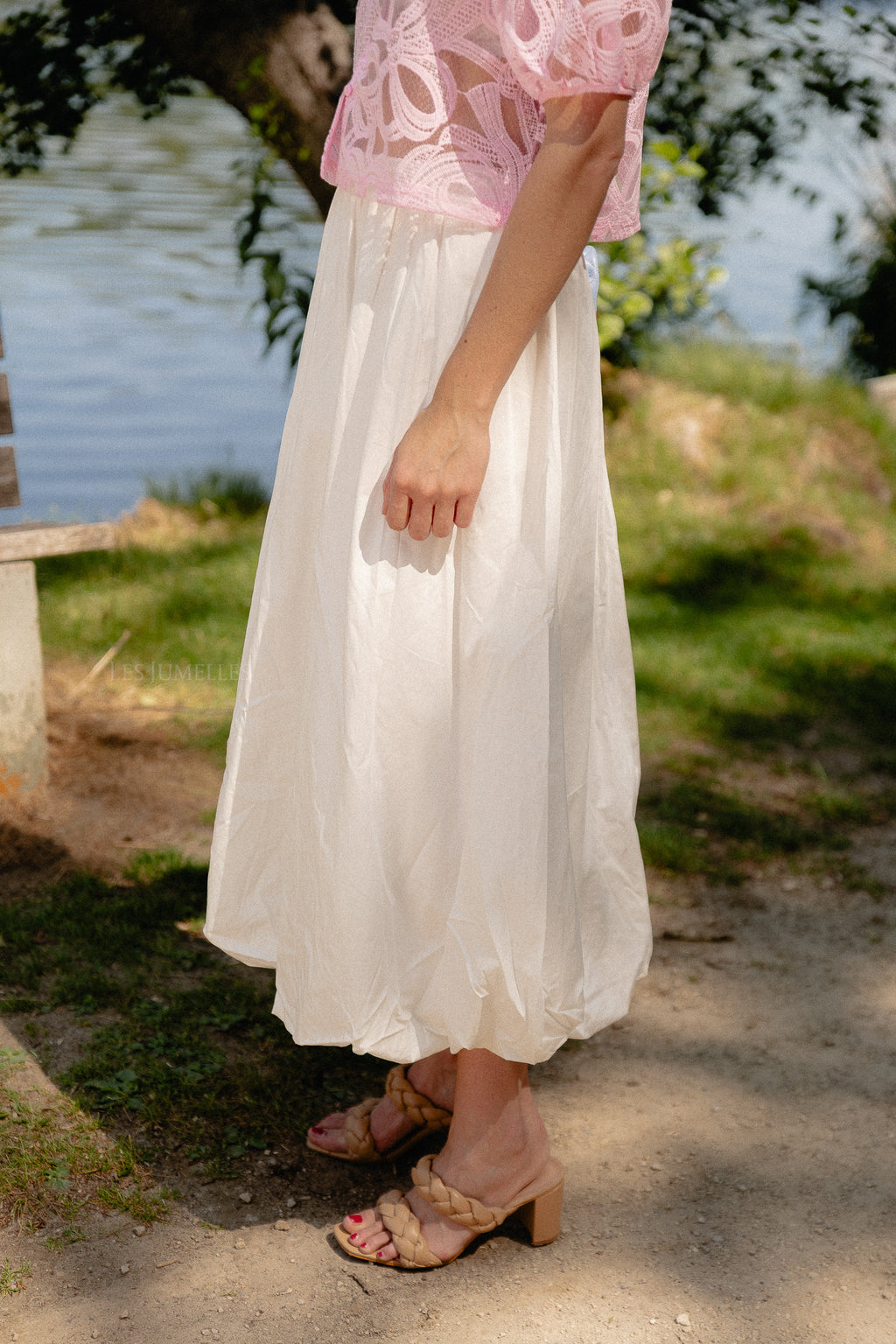 Jupe Reyna blanche