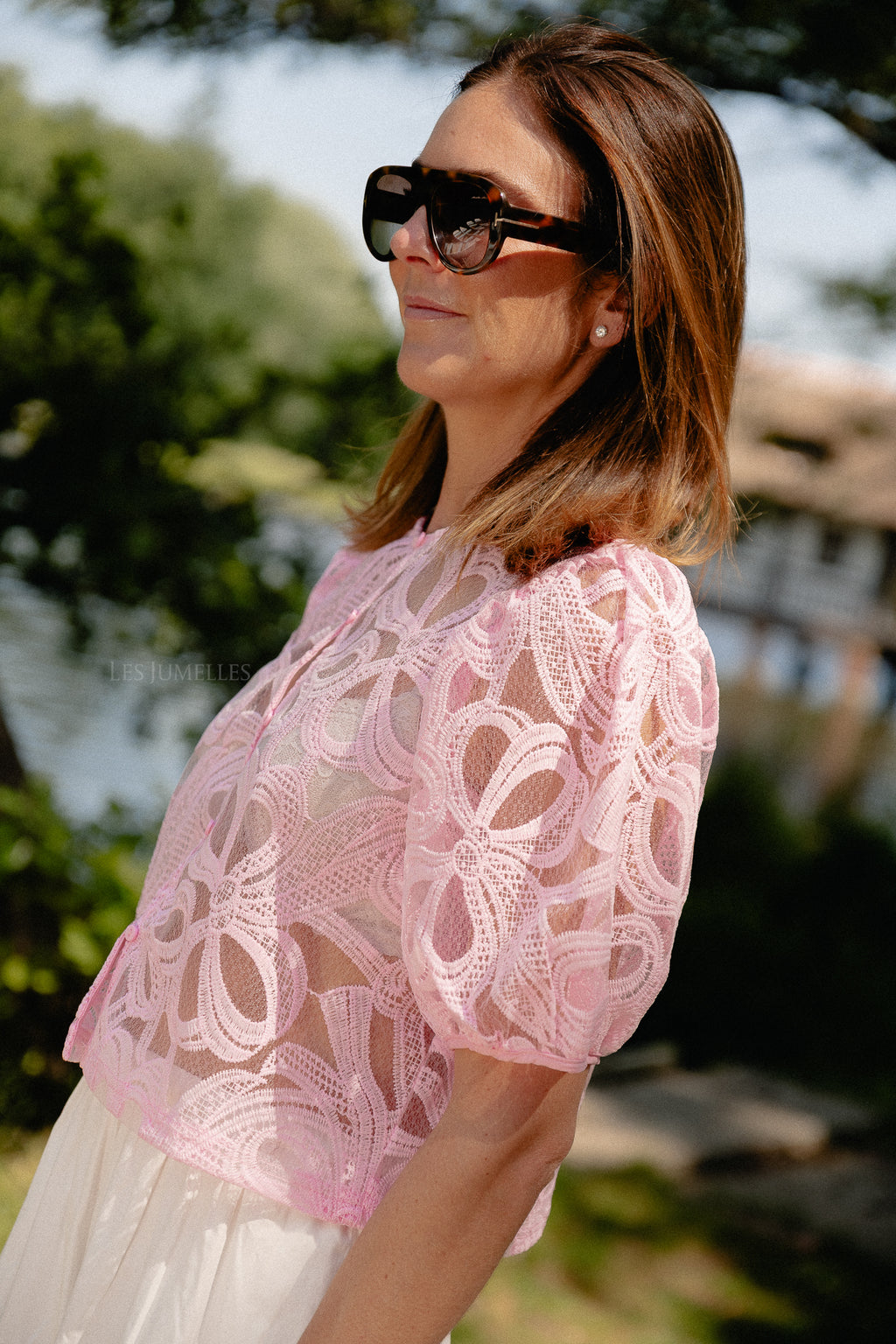 OBJRose 3/4 shirt pink frosting