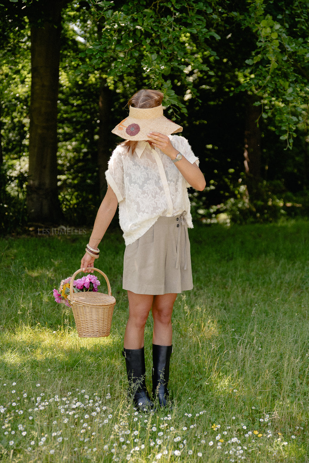 Short YASAri HMW gris taupe