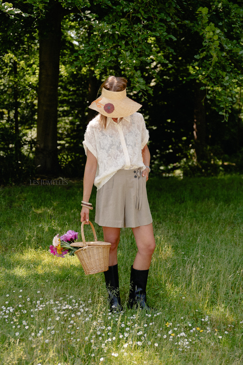 Short YASAri HMW gris taupe