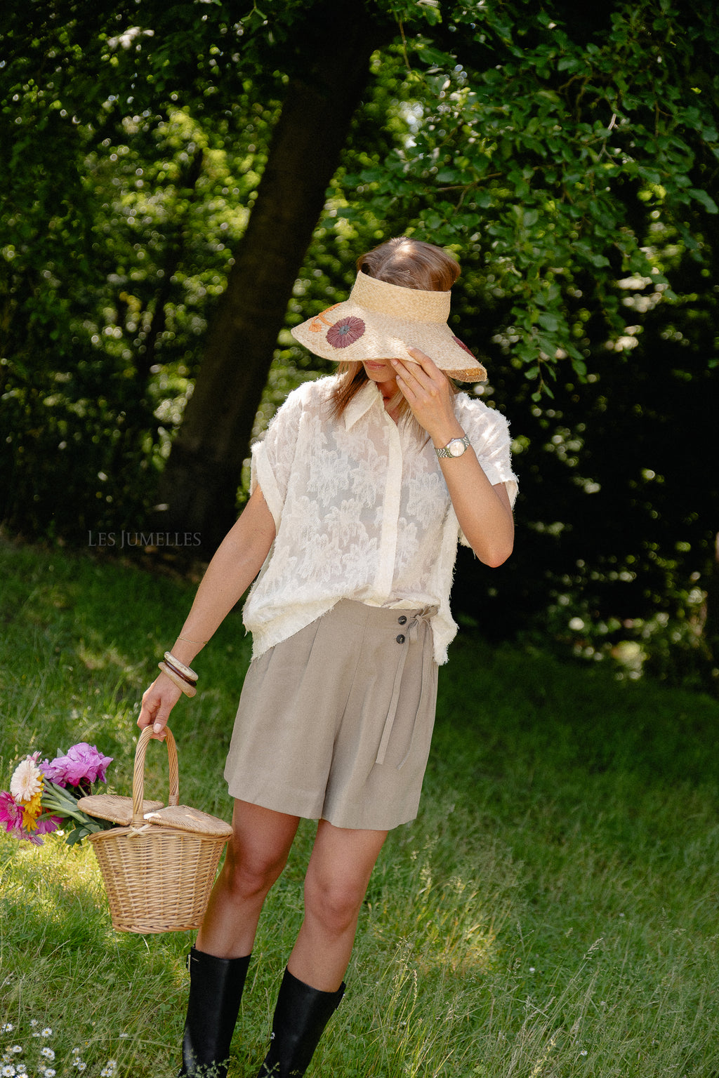 Short YASAri HMW gris taupe