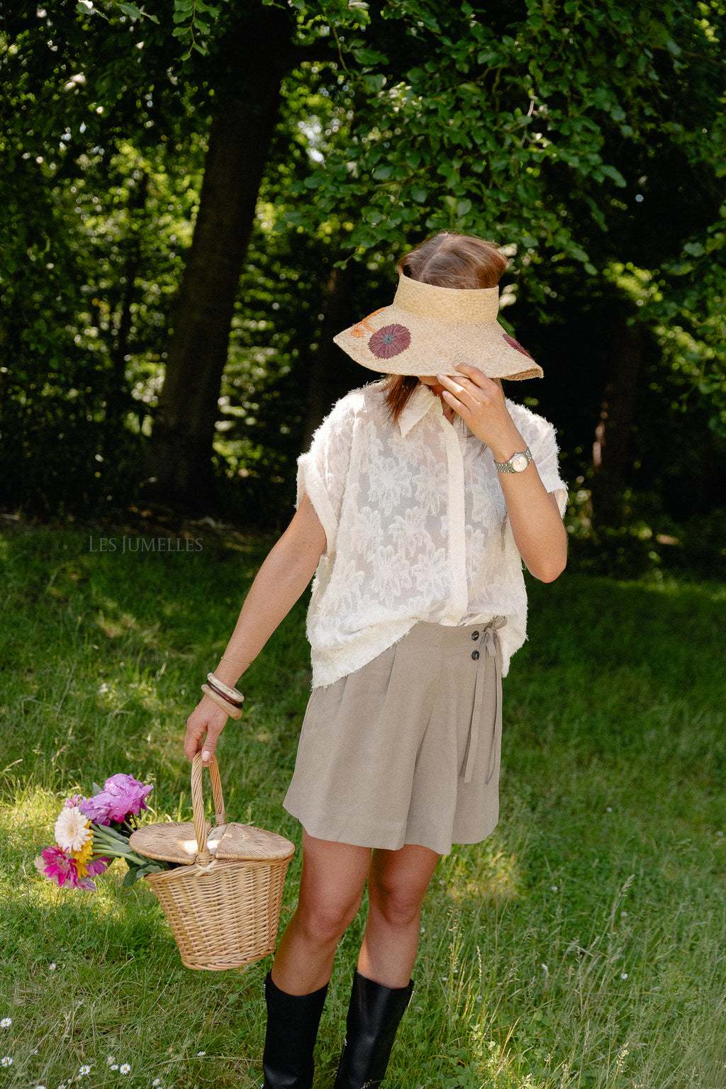 Short YASAri HMW gris taupe