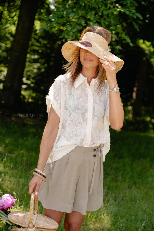 Les Jumelles ROUKyoto SS shirt birch
