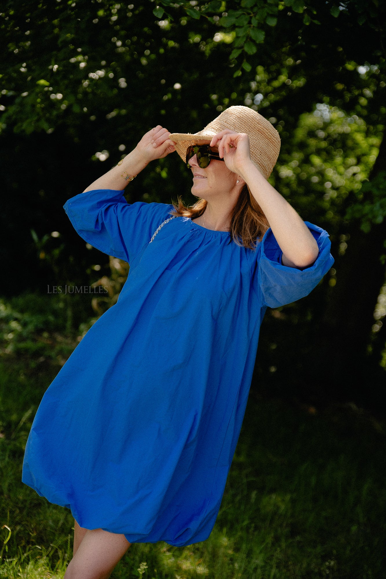 YASBobbie LS dress dazzling blue