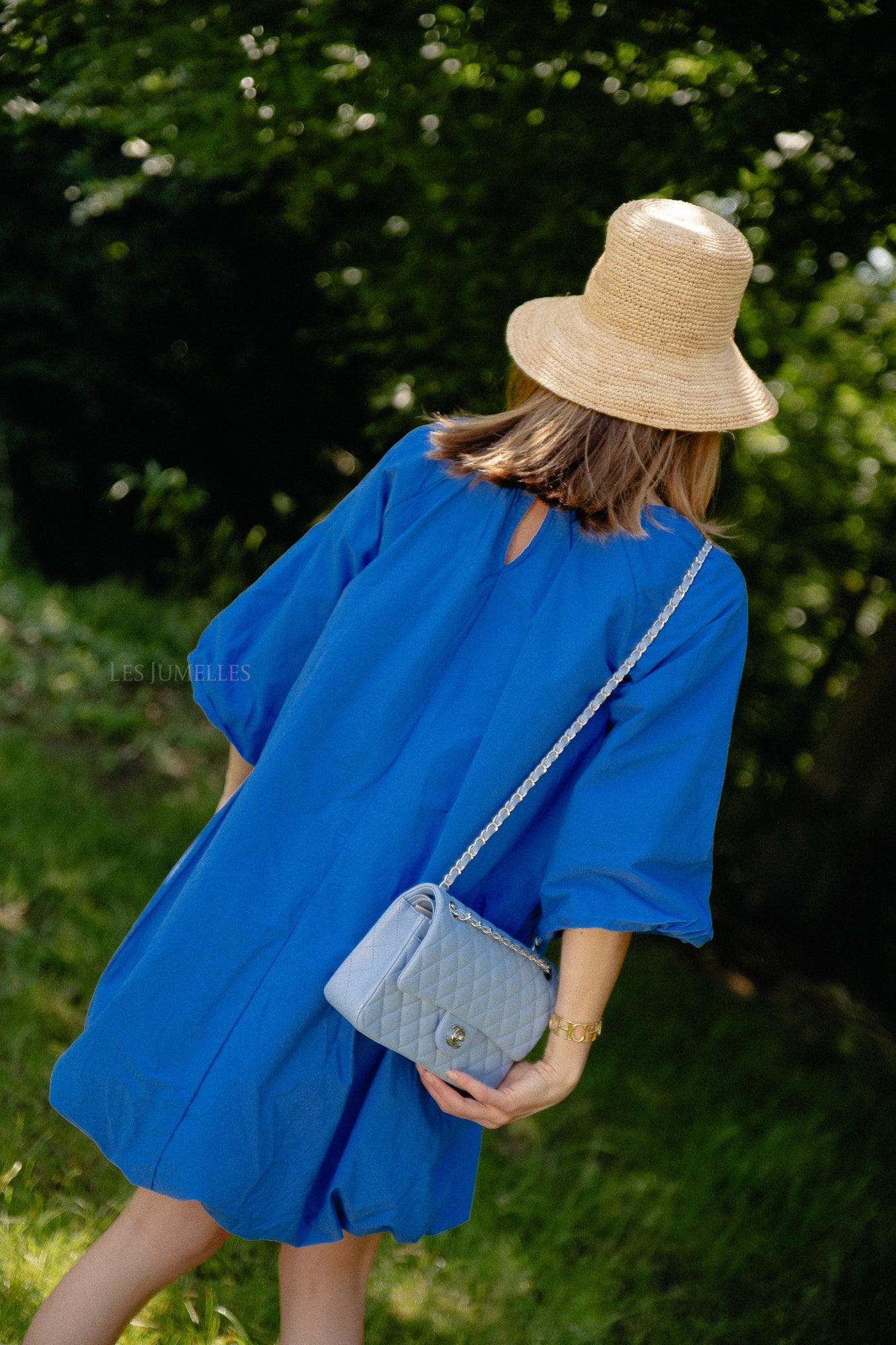 YASBobbie LS dress dazzling blue