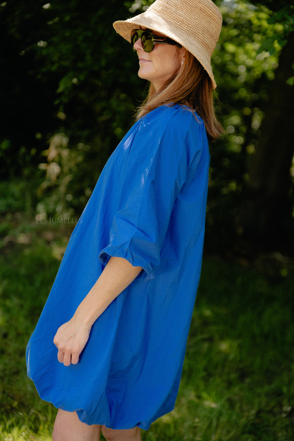YASBobbie LS dress dazzling blue