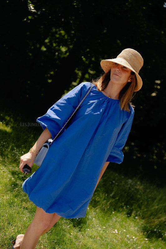Les Jumelles YASBobbie LS dress dazzling blue