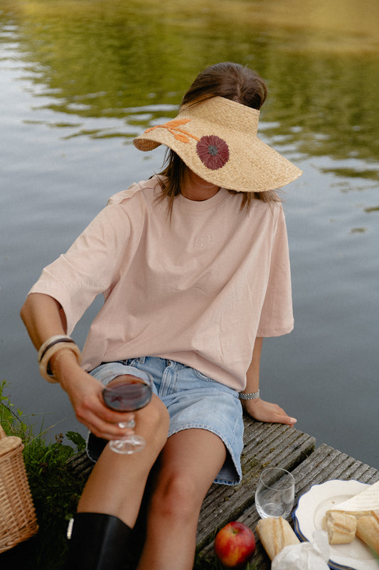 Les Jumelles GZAnvi T-shirt rose dust