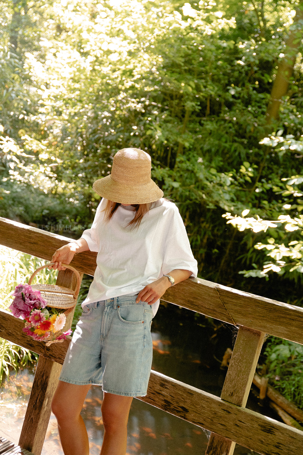 SLFColwoman 2/4 oversized tee bright white