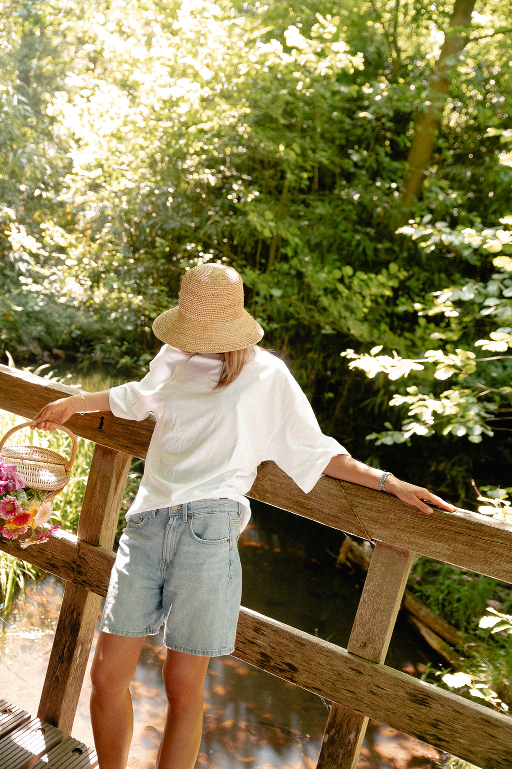 SLFColwoman 2/4 oversized tee bright white