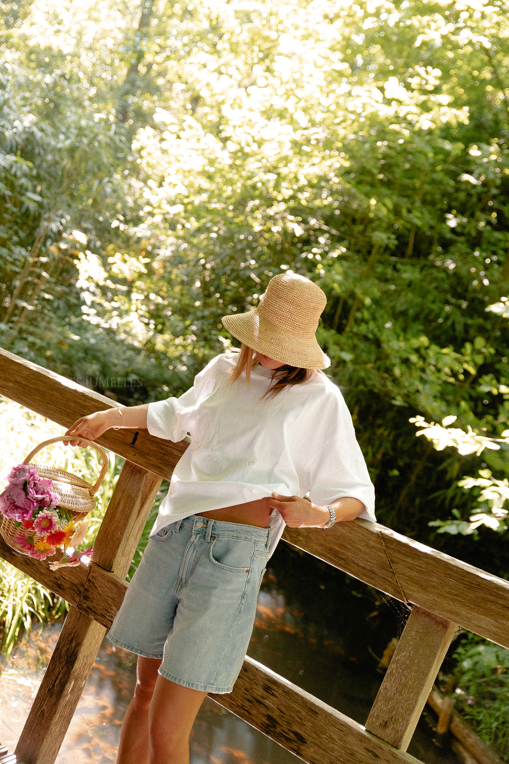 SLFColwoman 2/4 oversized tee bright white
