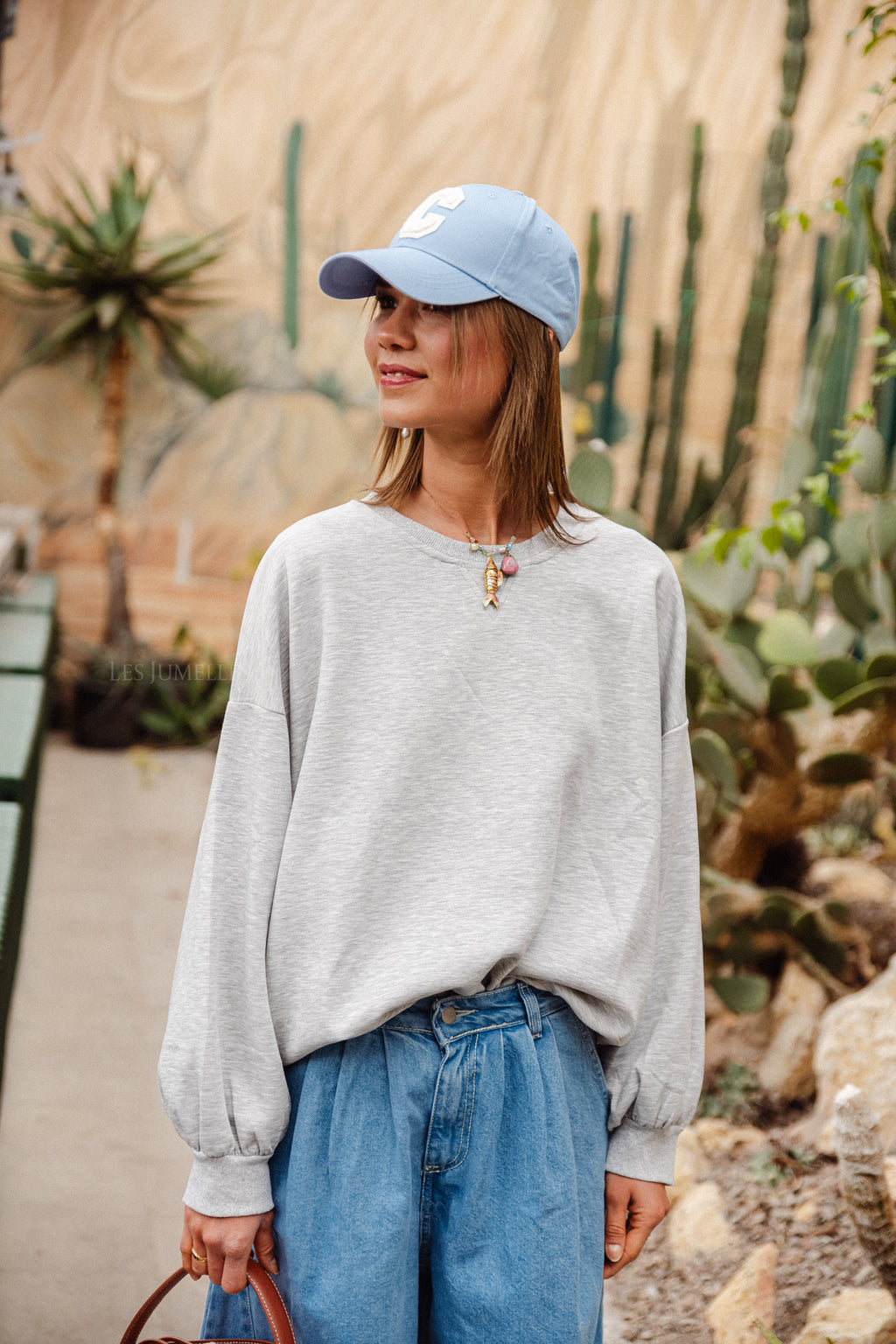 Quelque chose de bon pull gris