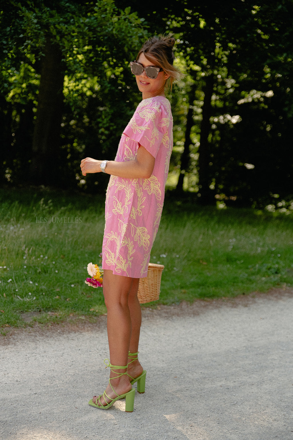 YasConea SS dress sachet pink/lemonade