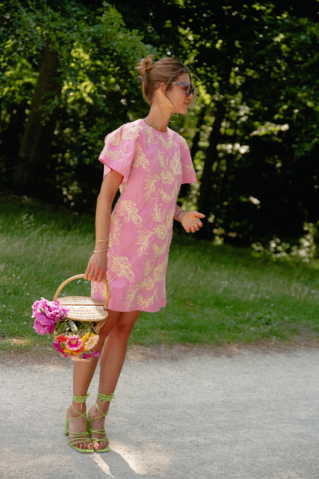 YasConea SS dress sachet pink/lemonade