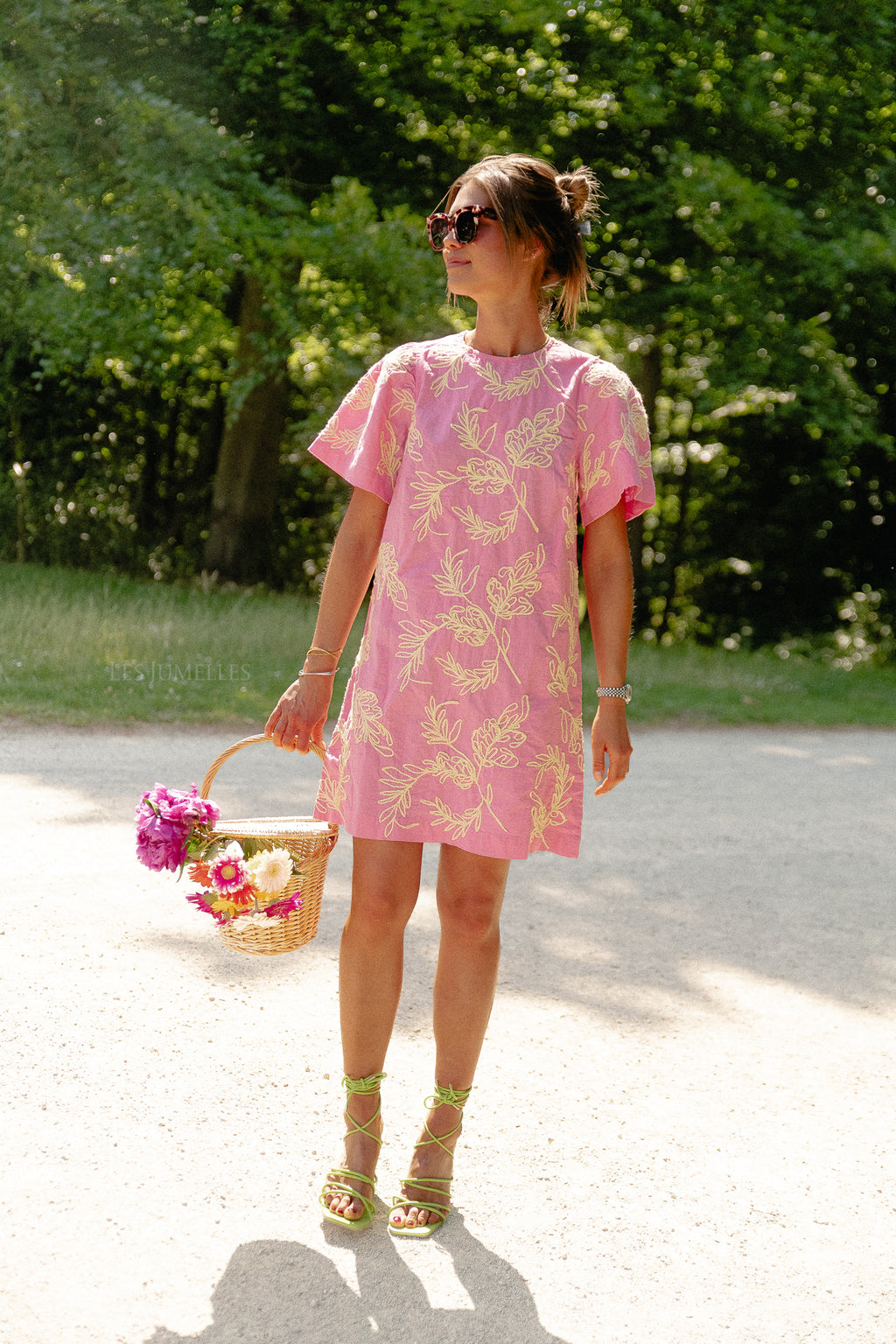 YasConea SS dress sachet pink/lemonade