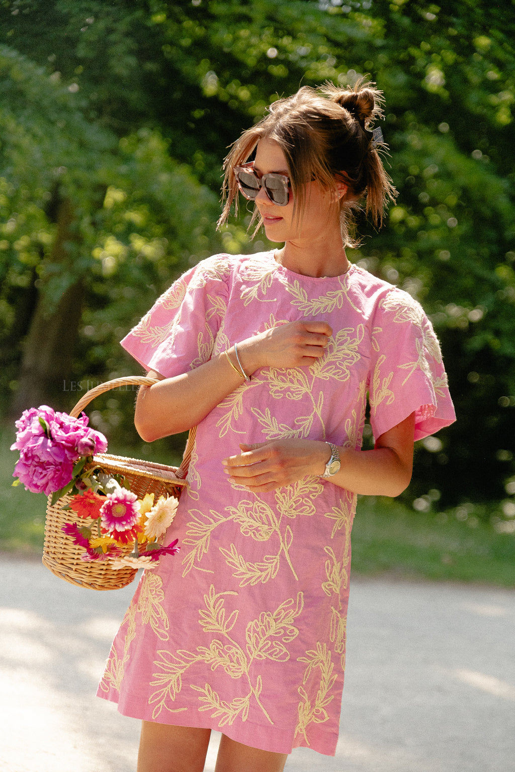 YasConea SS dress sachet pink/lemonade