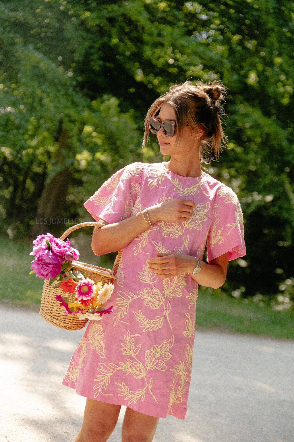 YasConea SS dress sachet pink/lemonade