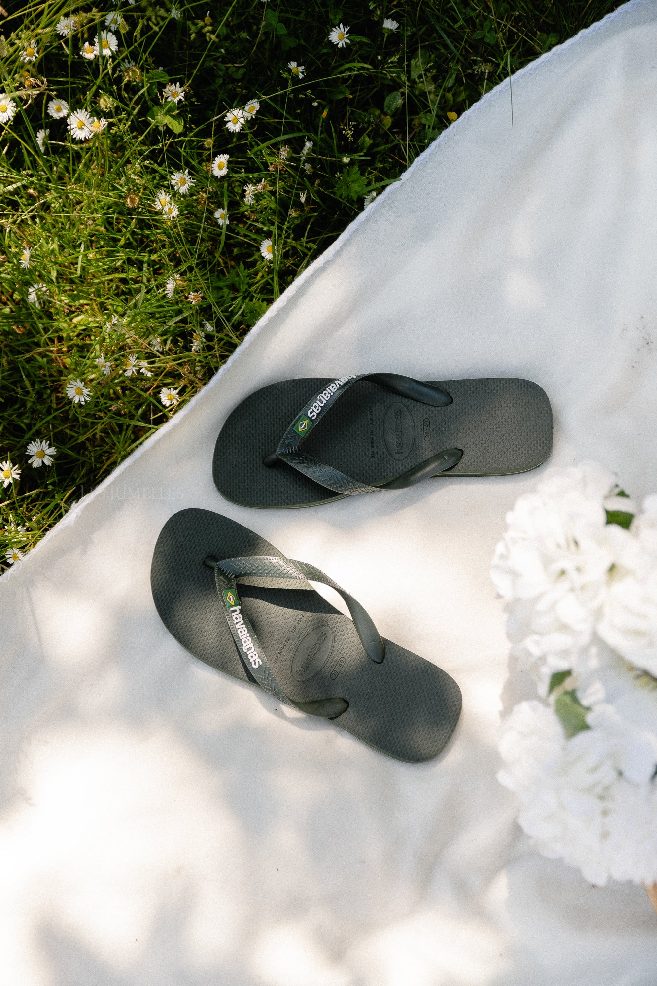 Havaianas brasil logo olive green